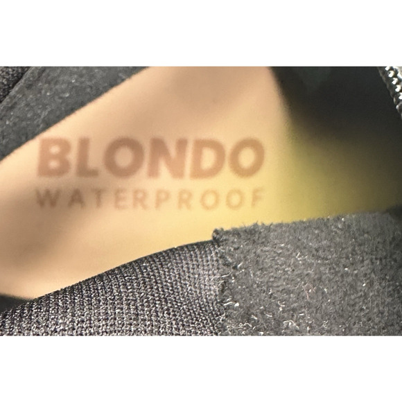Blondo Tenor Womens Waterproof Black Suede Stretch Tall Boots Size 8.5M New $220 - Picture 11 of 13